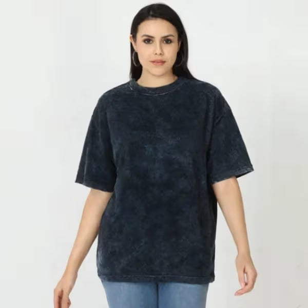 Unisex Acid Washed Oversized Tee