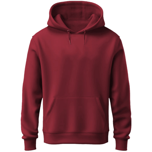 Men's Solid Pullover Hoodie