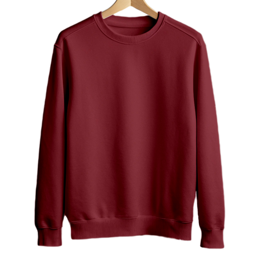 Unisex Solid Sweatshirt